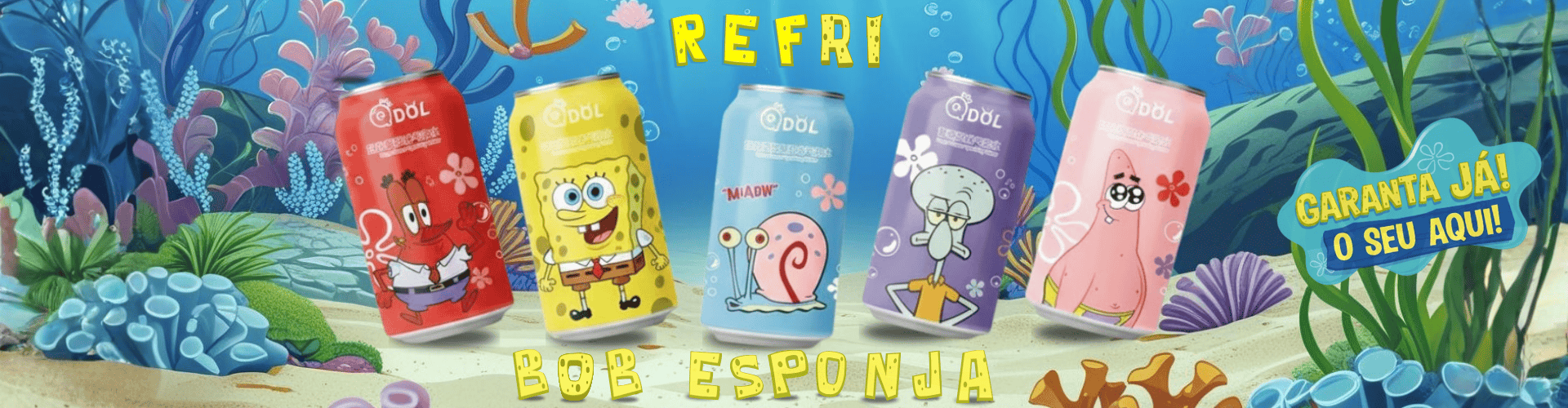 Refrigerante Bob Esponja