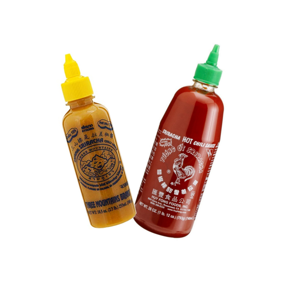 Kit Molho de Pimenta Sriracha Chili Sauce -  Amarela e Vermelha