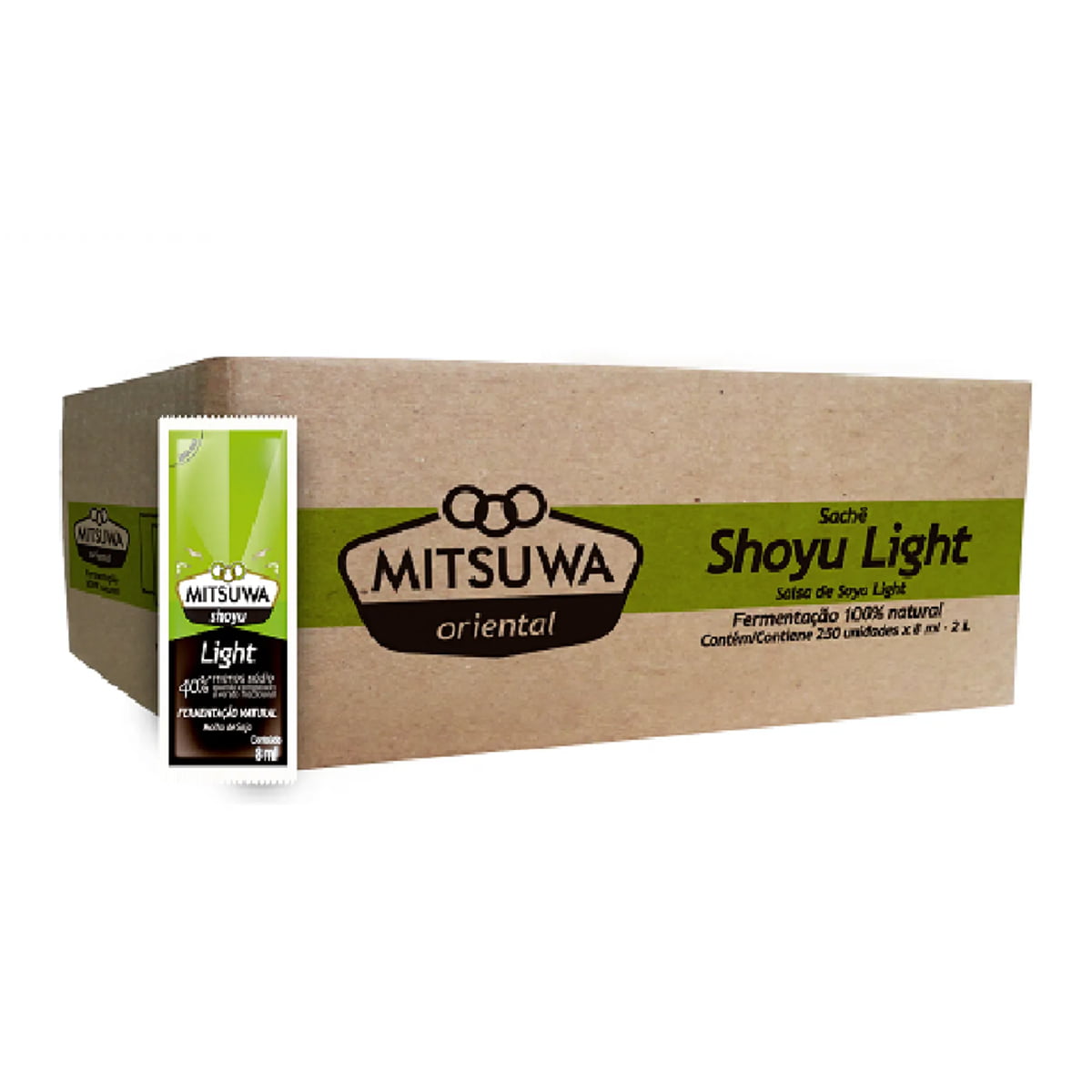 Molho Shoyu Light Sachê Mitsuwa 8 ml - 250 unidades - Cópia (1)