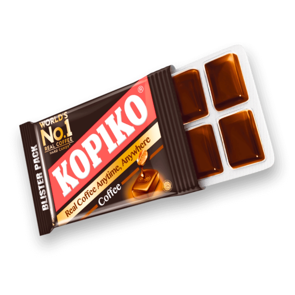 Bala de Café Coffee Candy Kopiko em Tablete - 32 gramas