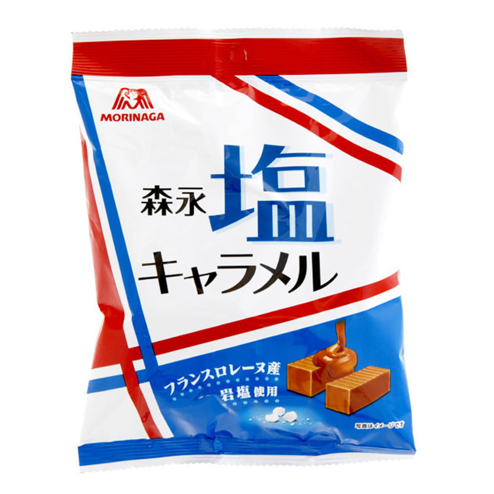Bala Japonesa Sabor Caramelo com Sal Morinaga - 92 gramas