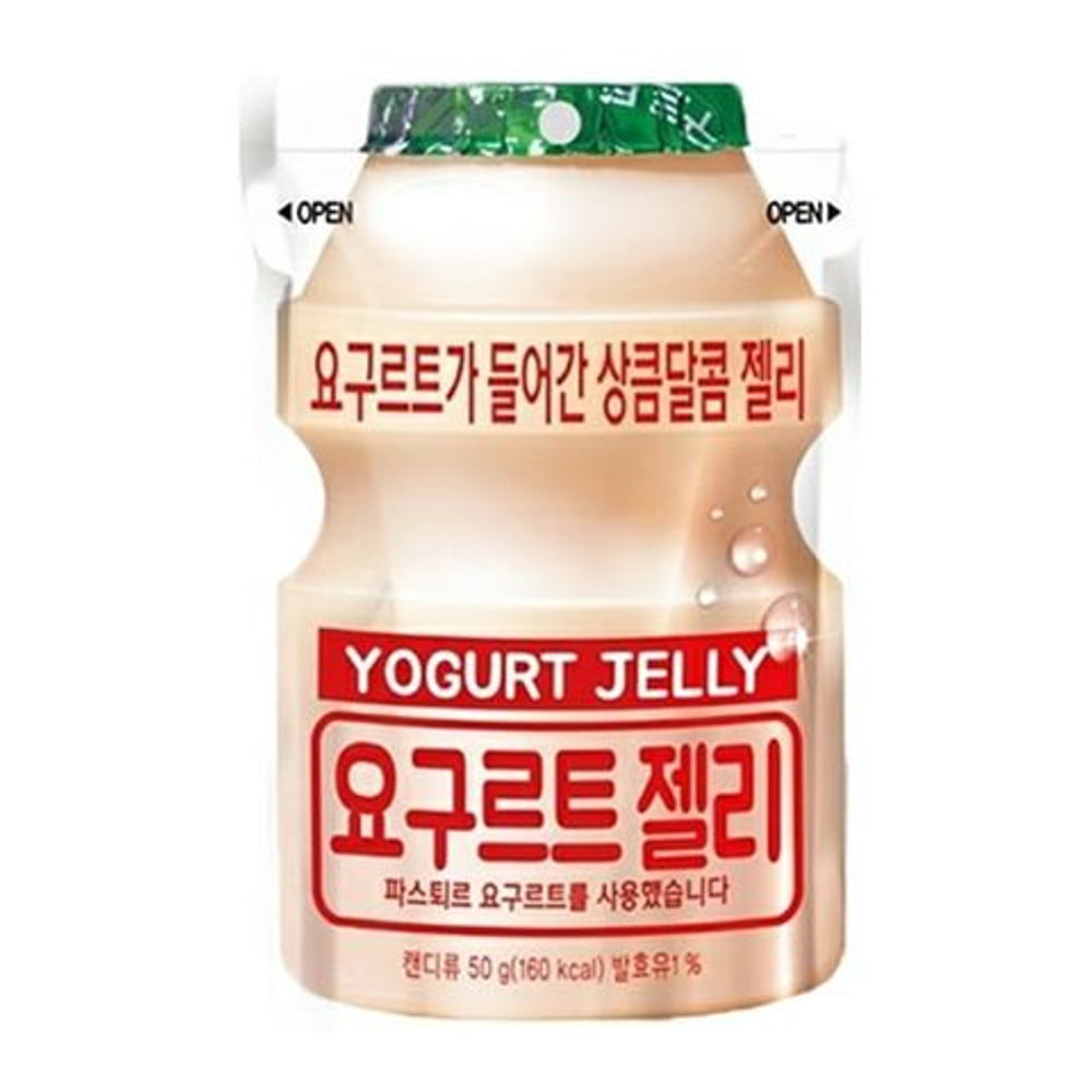 Bala Mastigável de Gelatina Sabor Yogurt - 50 gramas