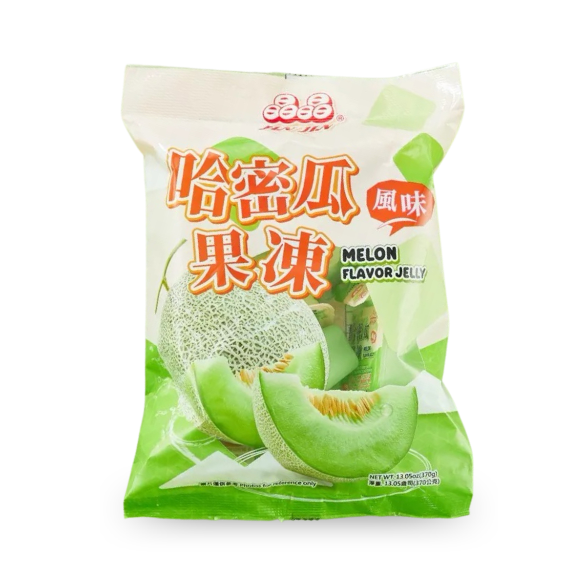 Mini Gelatinas Sabor Melão Jelly Jin Jin – 370 gramas