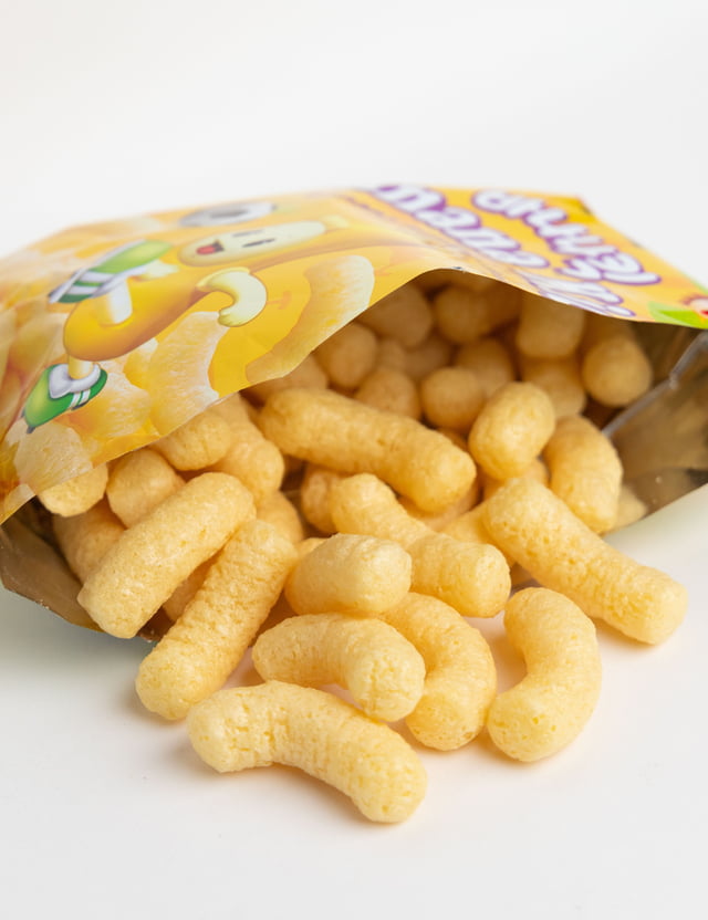 Salgadinho Importado Coreano de Milho Sabor Banana Kick - Hachi8