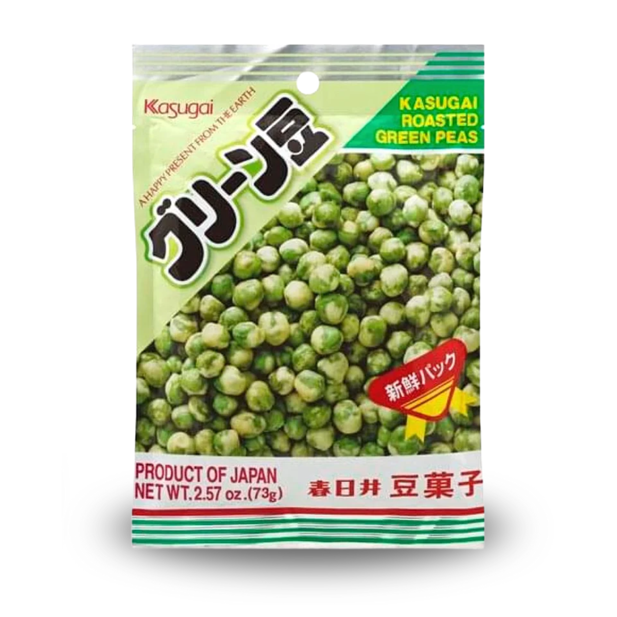 Salgadinho de Ervilha Verdes Torrada Original Kasugai - 73 gramas