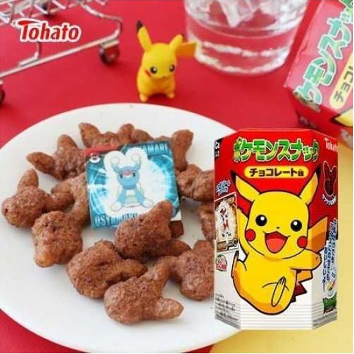 Biscoito Japonês Wafer Pokémon recheio de Chocolate Lotte - 23 gramas -  Hachi8