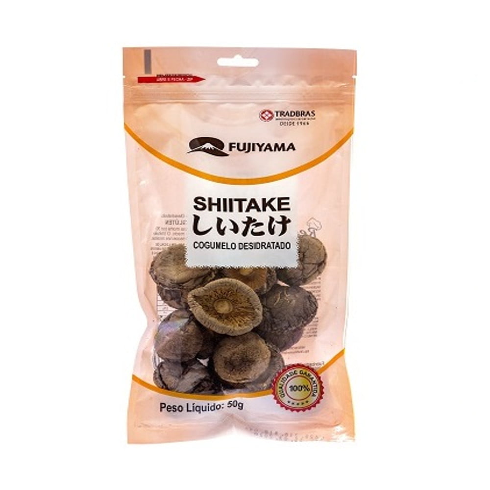 Cogumelo Desidratado Shitake - 50 gramas
