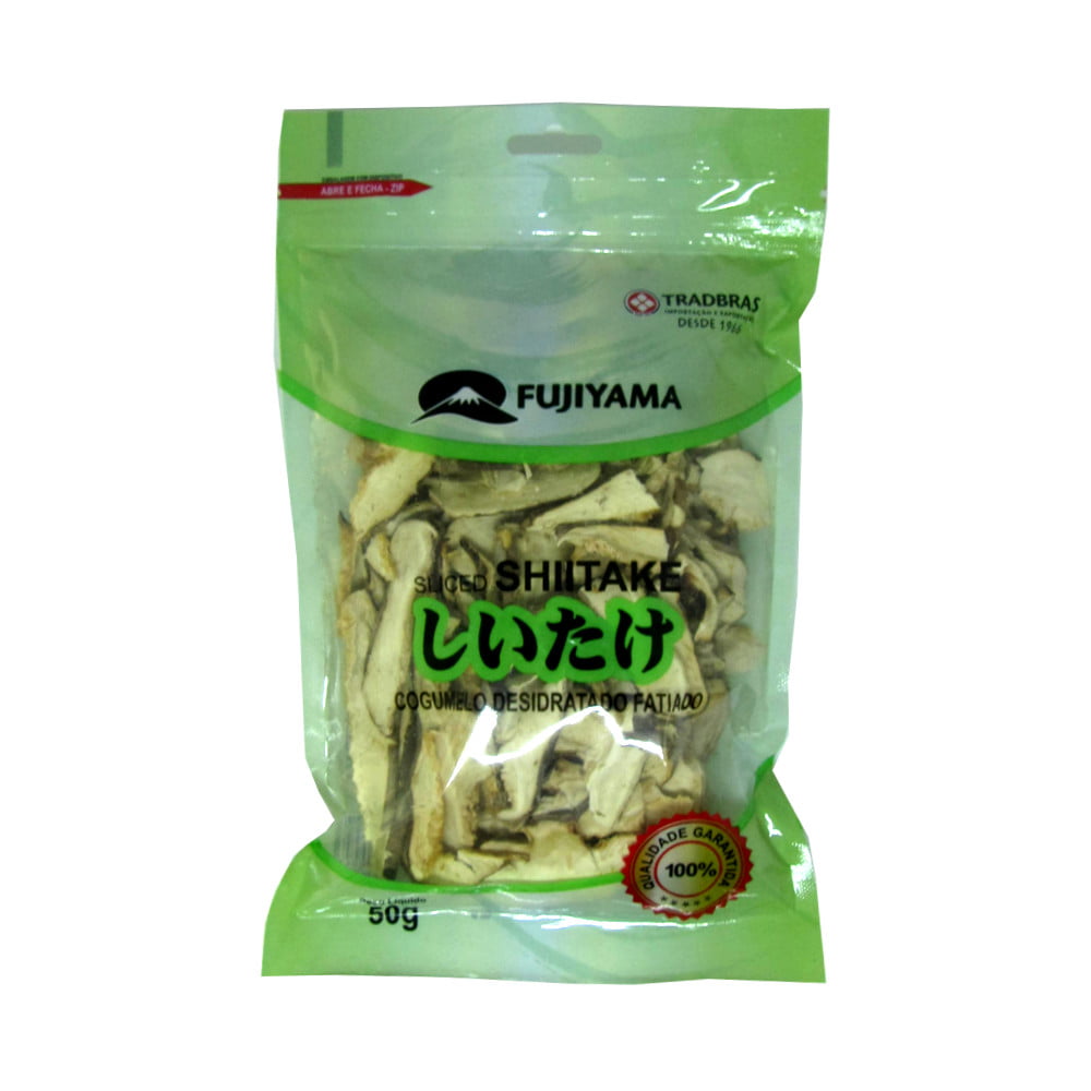 Cogumelo Shitake Desidratado Fatiado Komati 50g - Bonsai Mercearia