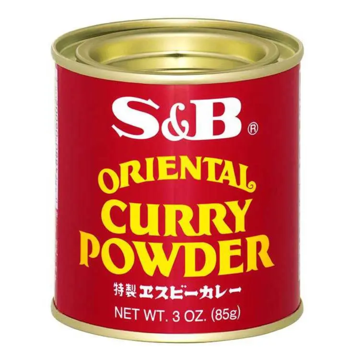 Curry em Pó Japonês S&B Oriental Lata - 85 gramas