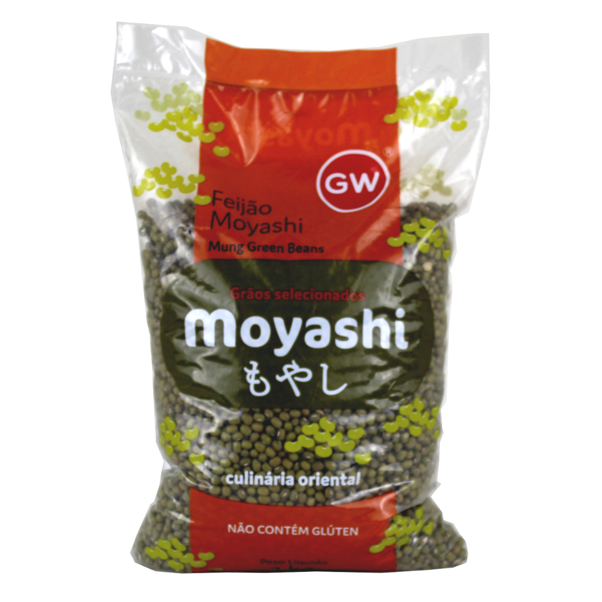 Feijão Verde Moyashi GW Culinária Oriental - 1 kg