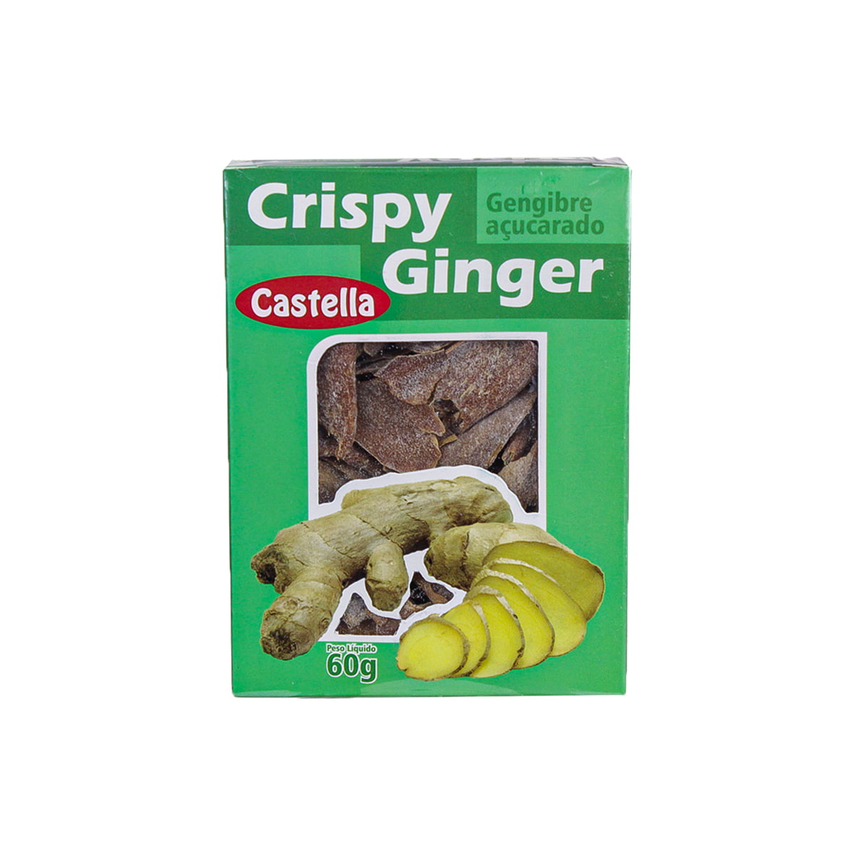 Gengibre Açucarado (Choga) Crispy Castella - 60 gramas