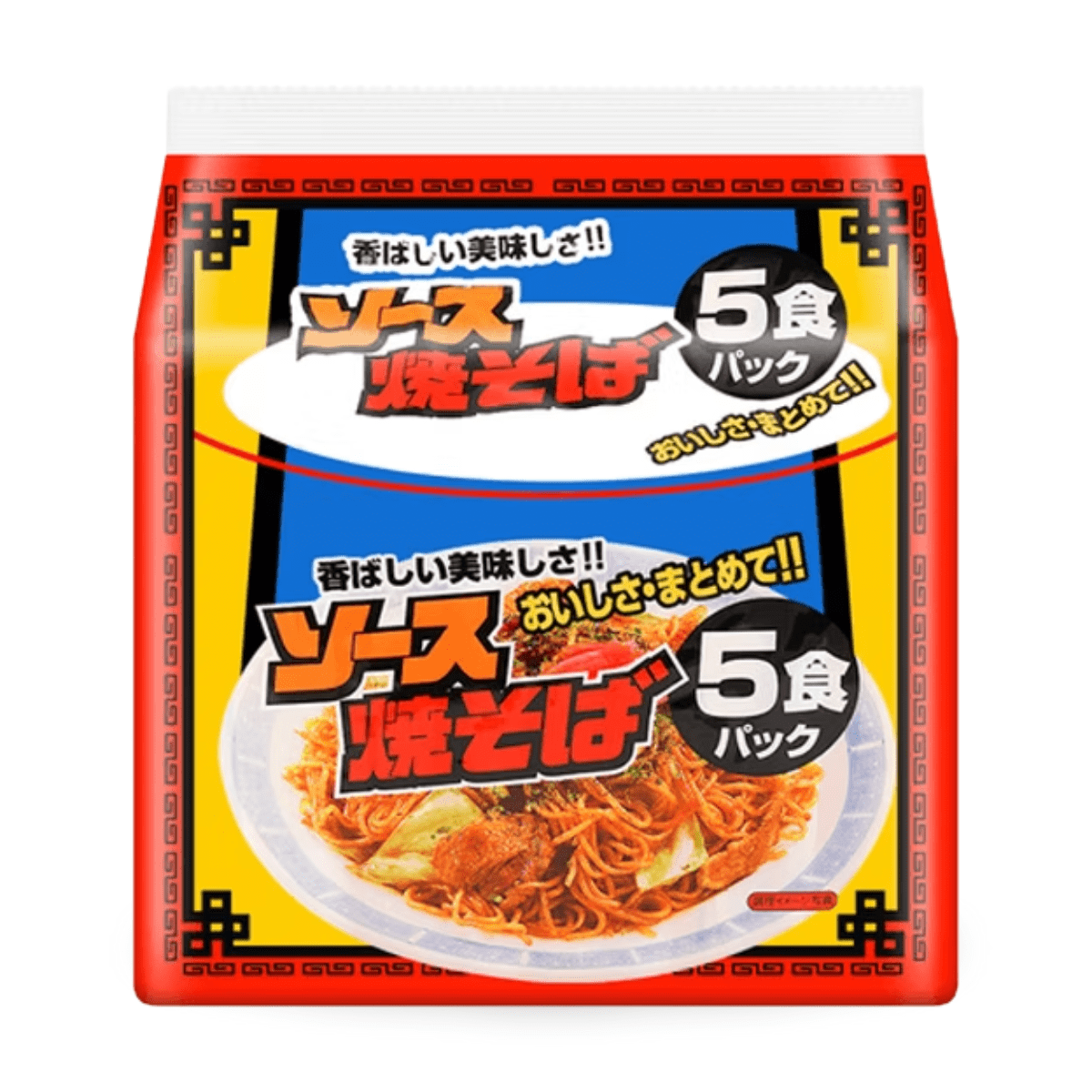 Kit Lamen Japonês Sunaoshi para Yakisoba com Tempero - 5 pacotes