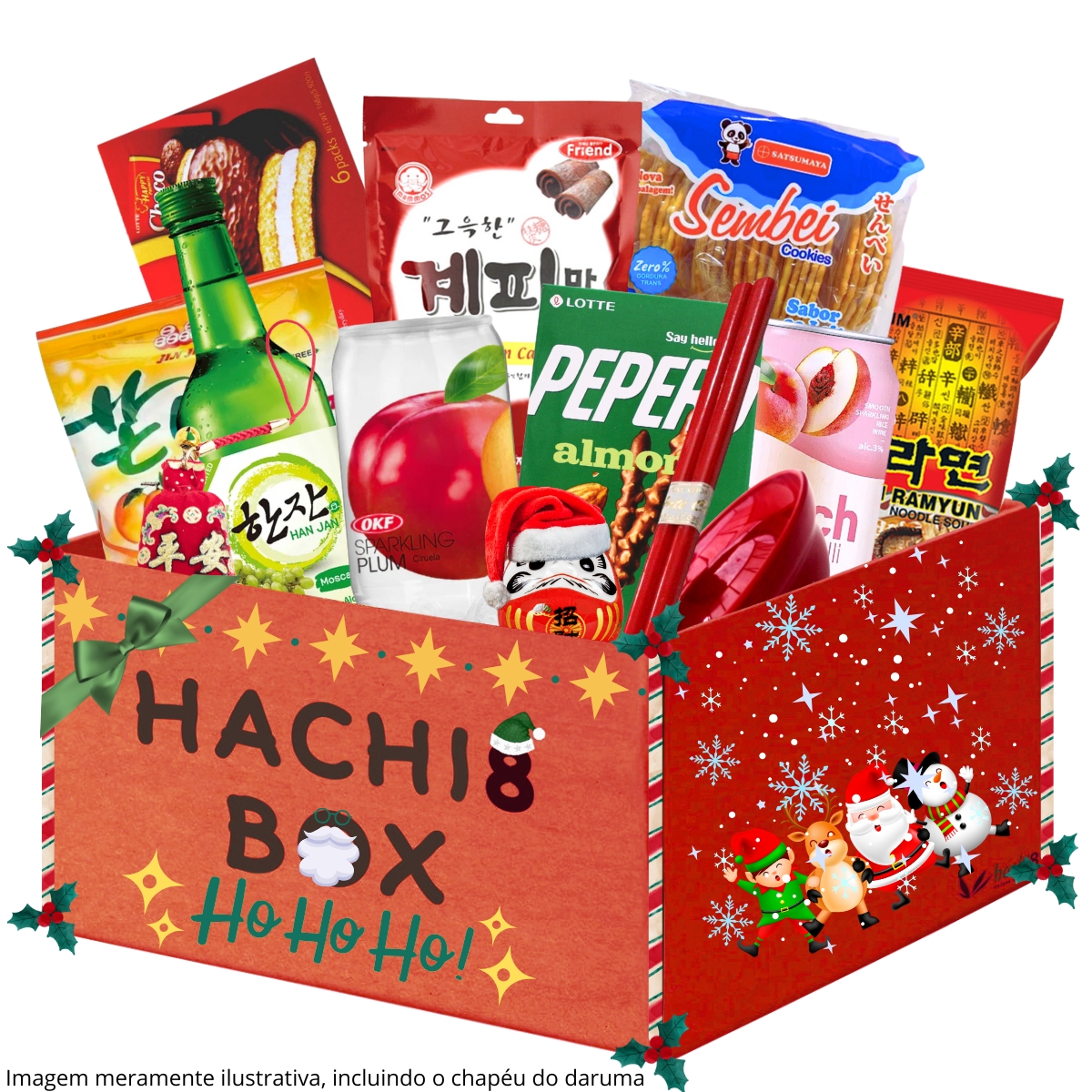 Kit Produtos Orientais Hachi8 Box Especial - Versão Natal 3