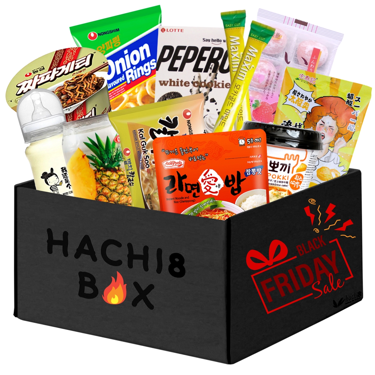 Kit Produtos Orientais Hachi8 Box Especial - Versão Ressaca Black Friday 2