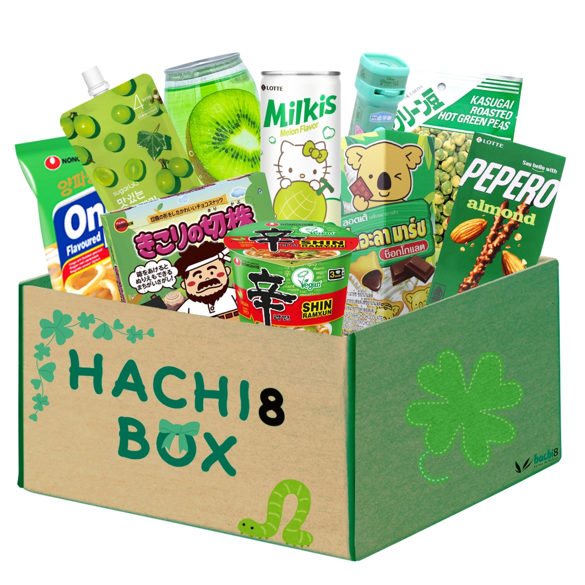 Kit Produtos Orientais Hachi8 Box - Versão Comemorativa Produtos Cor Verde 6