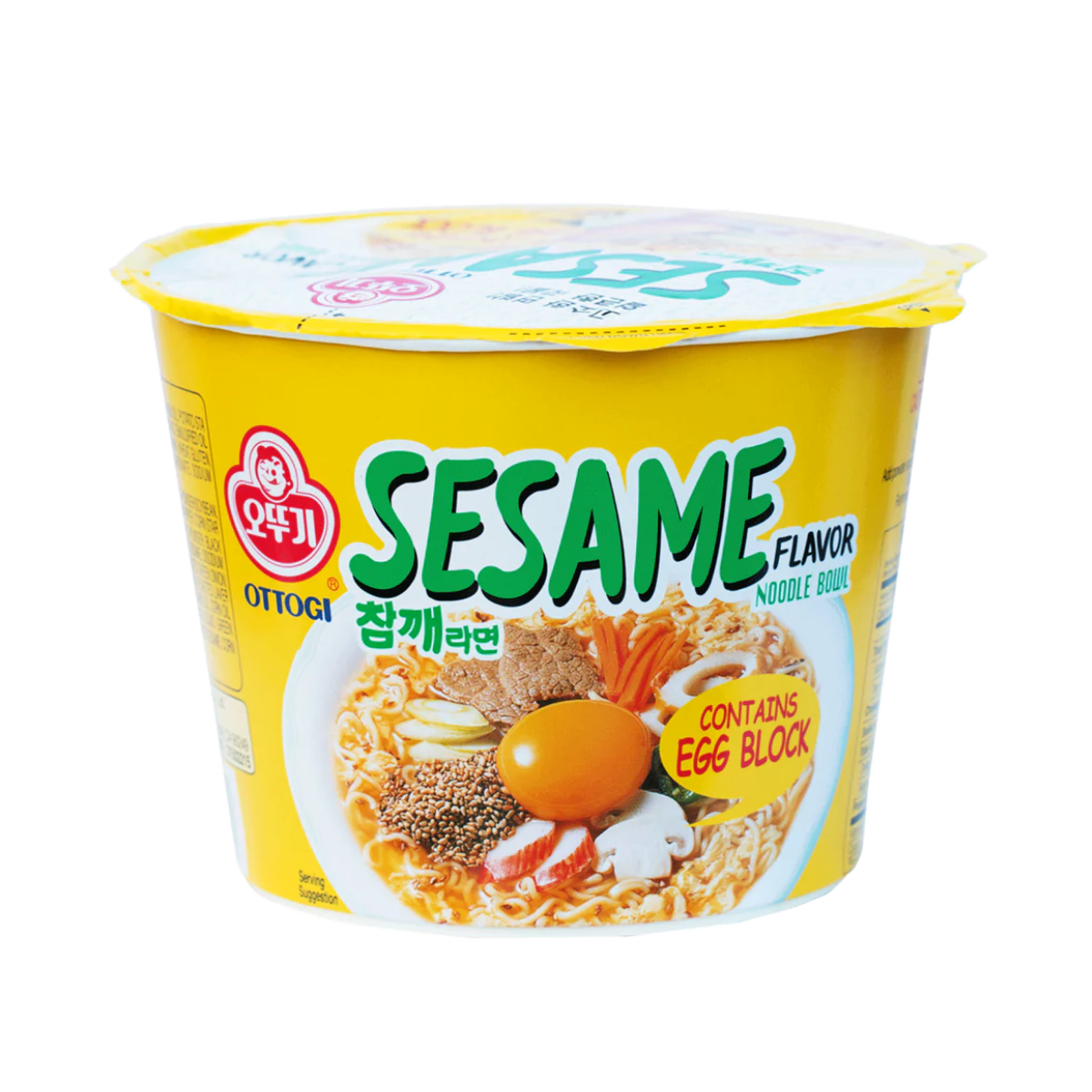 Lamen  Coreano Big Bowl Sesame Gergelim Copo - 110 gramas