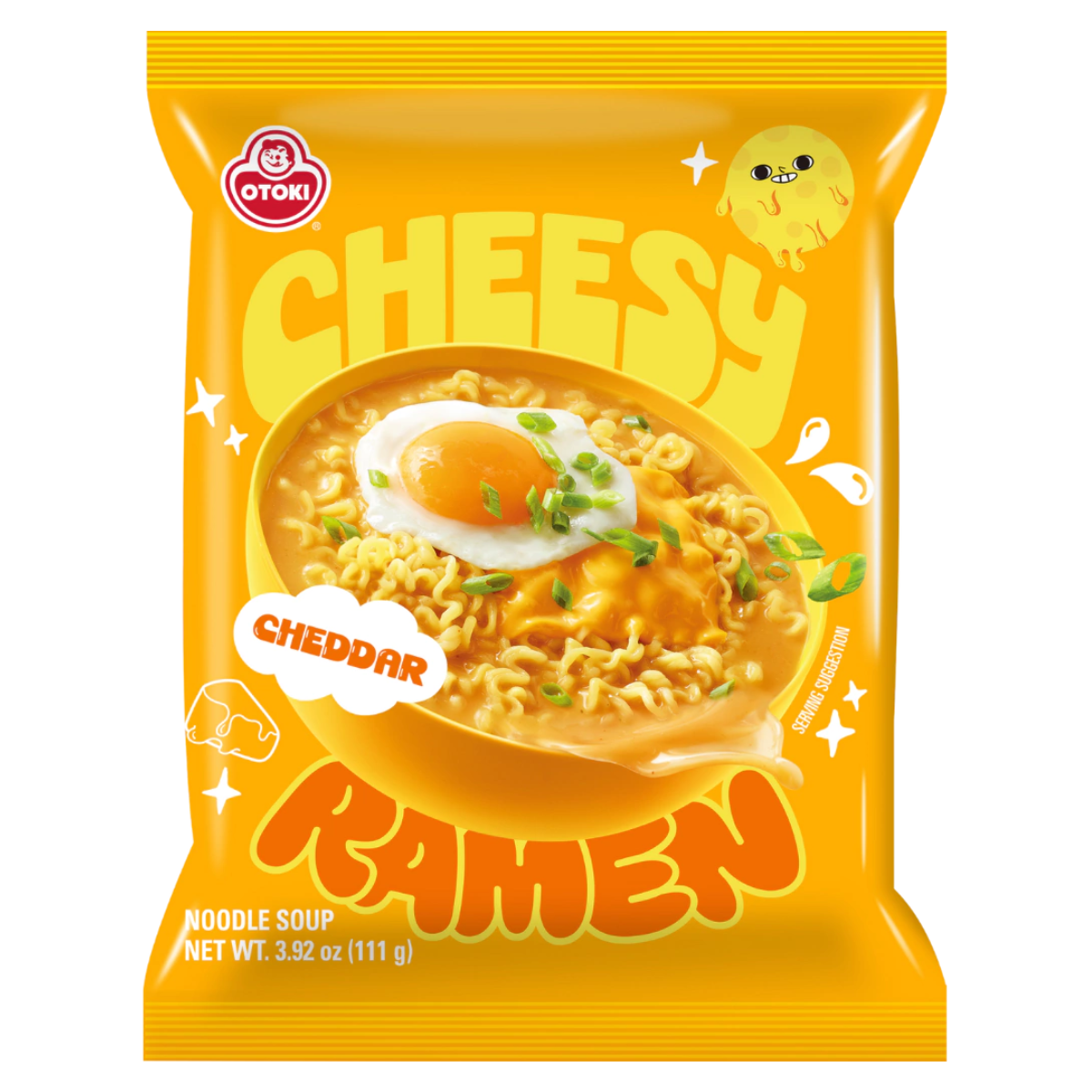 Lamen Coreano Otoki Cheesy Ramen Sabor Cheddar - 111 gramas