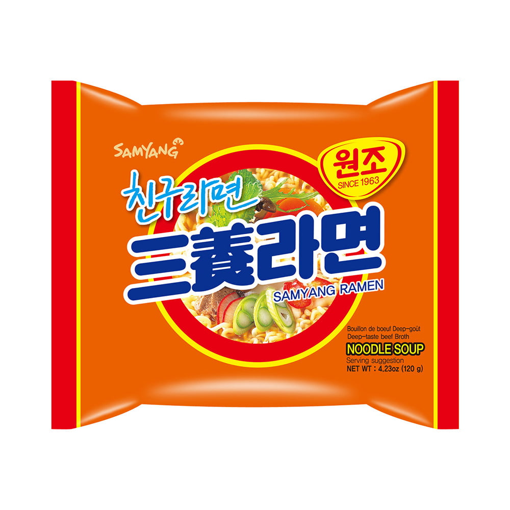 Lamen Coreano Sabor Carne & Vegetais Picante Samyang Ramyun - 120g
