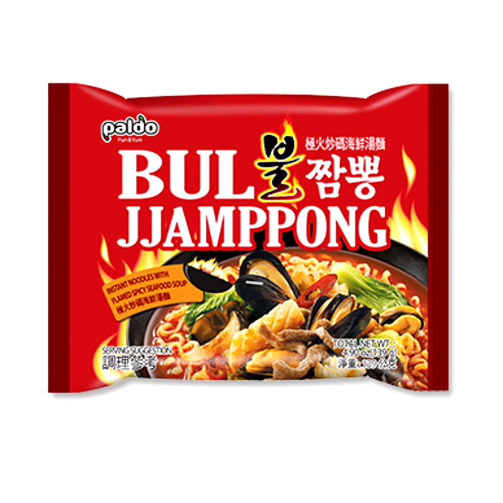 Lamen Coreano Bul Jjamppong Frutos do Mar Picante Paldo - 139 gramas