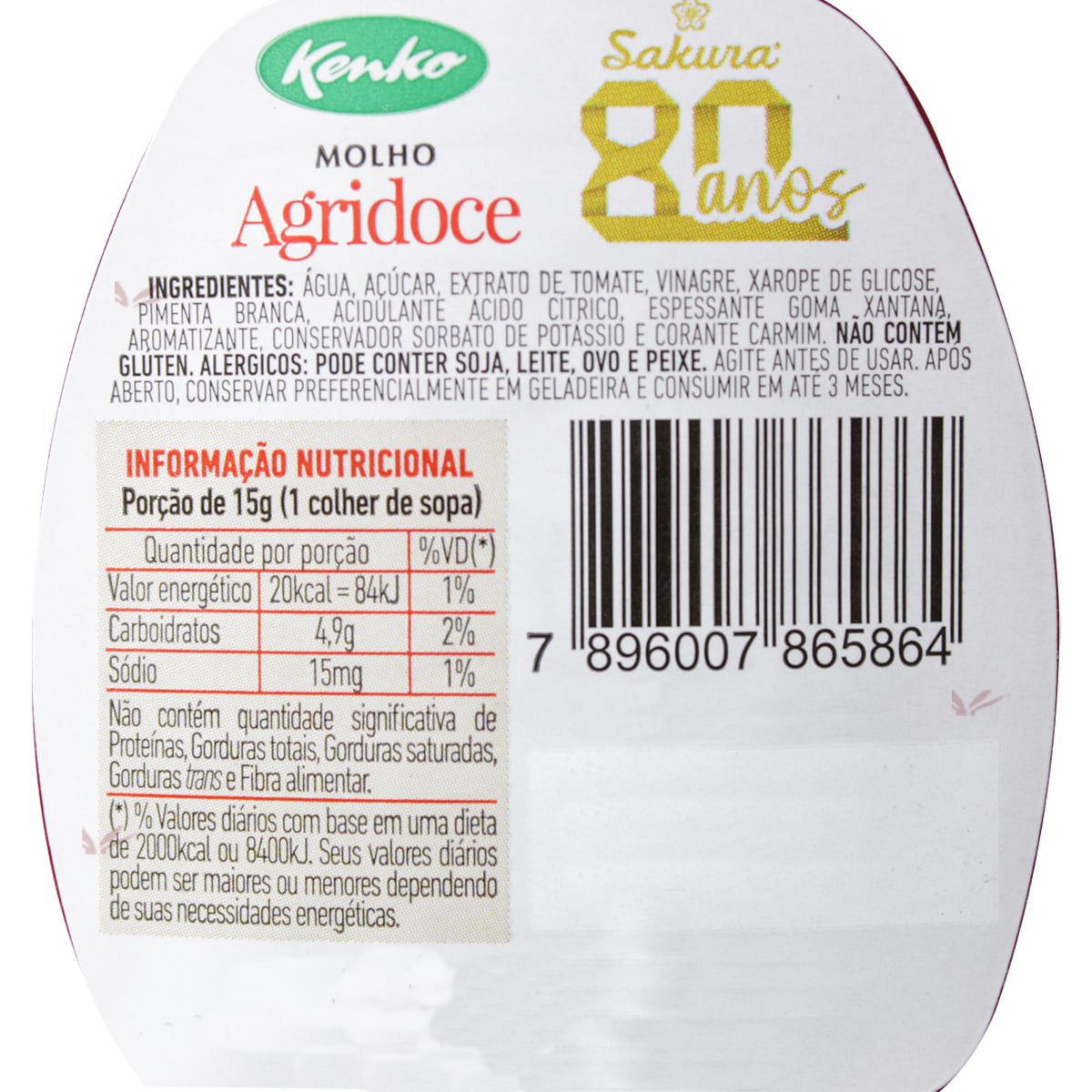 Molho Agridoce para Rolinho Primavera Harumaki Kenko 180 mL