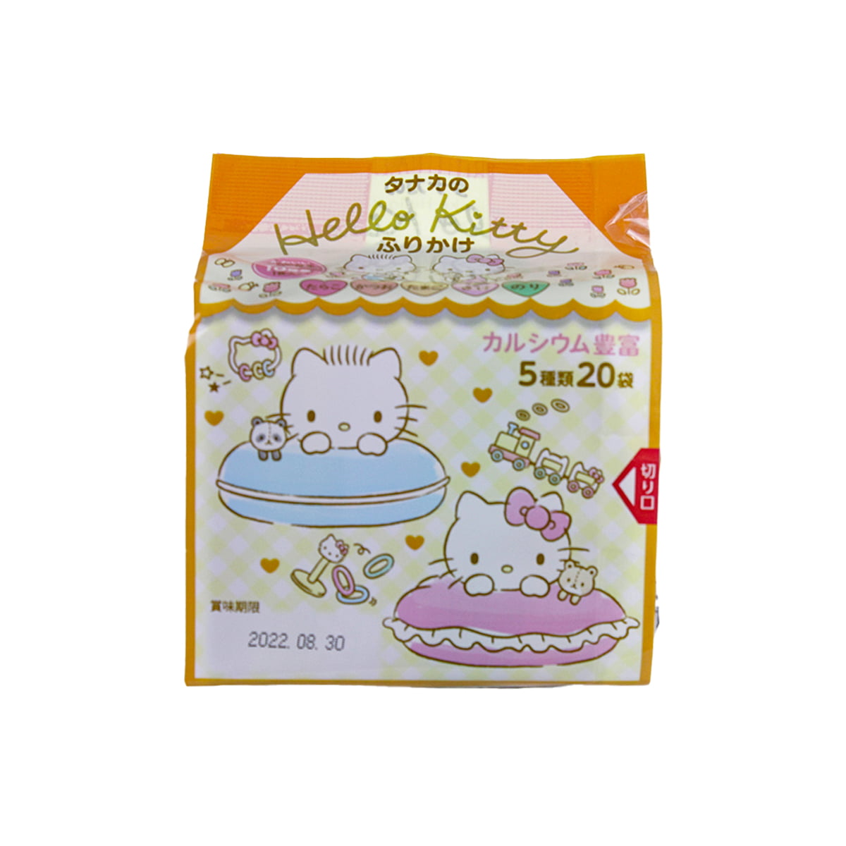 Tempero para Arroz Japonês Furikake Hello Kitty (20 sachês) - 48 Gramas