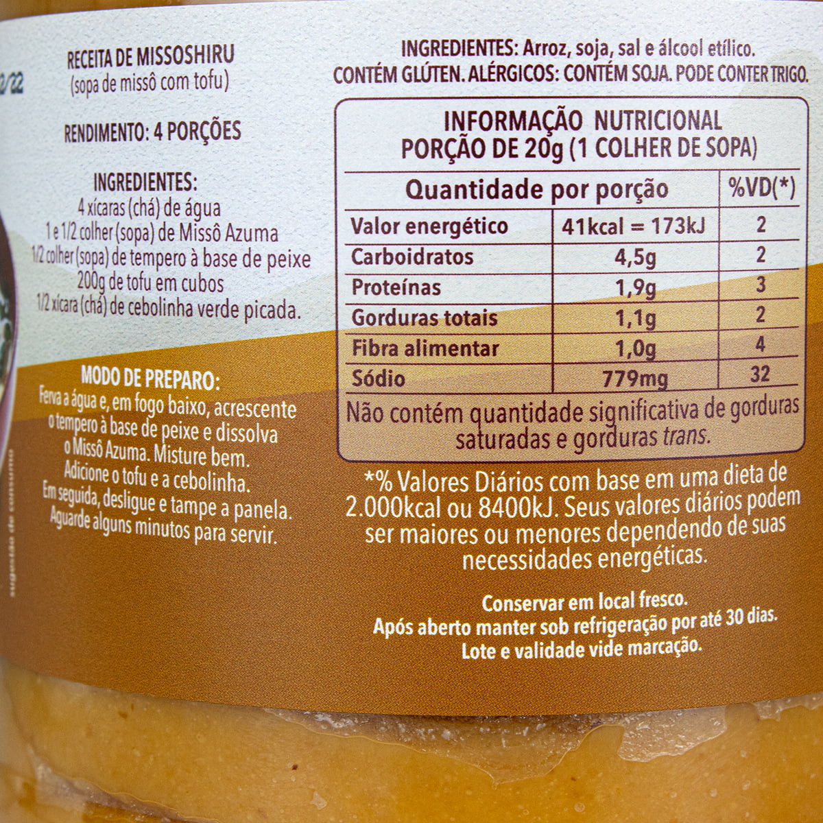 Massa de Soja Missô Tozan (1 Kg) – Hachi8