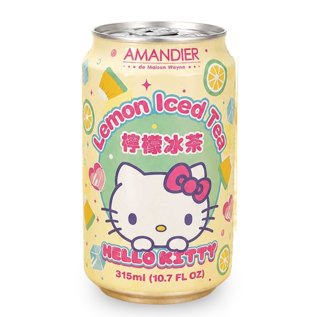 Bebida Adoçada Sabor Chá Gelado de Limão Hello Kitty - 315mL