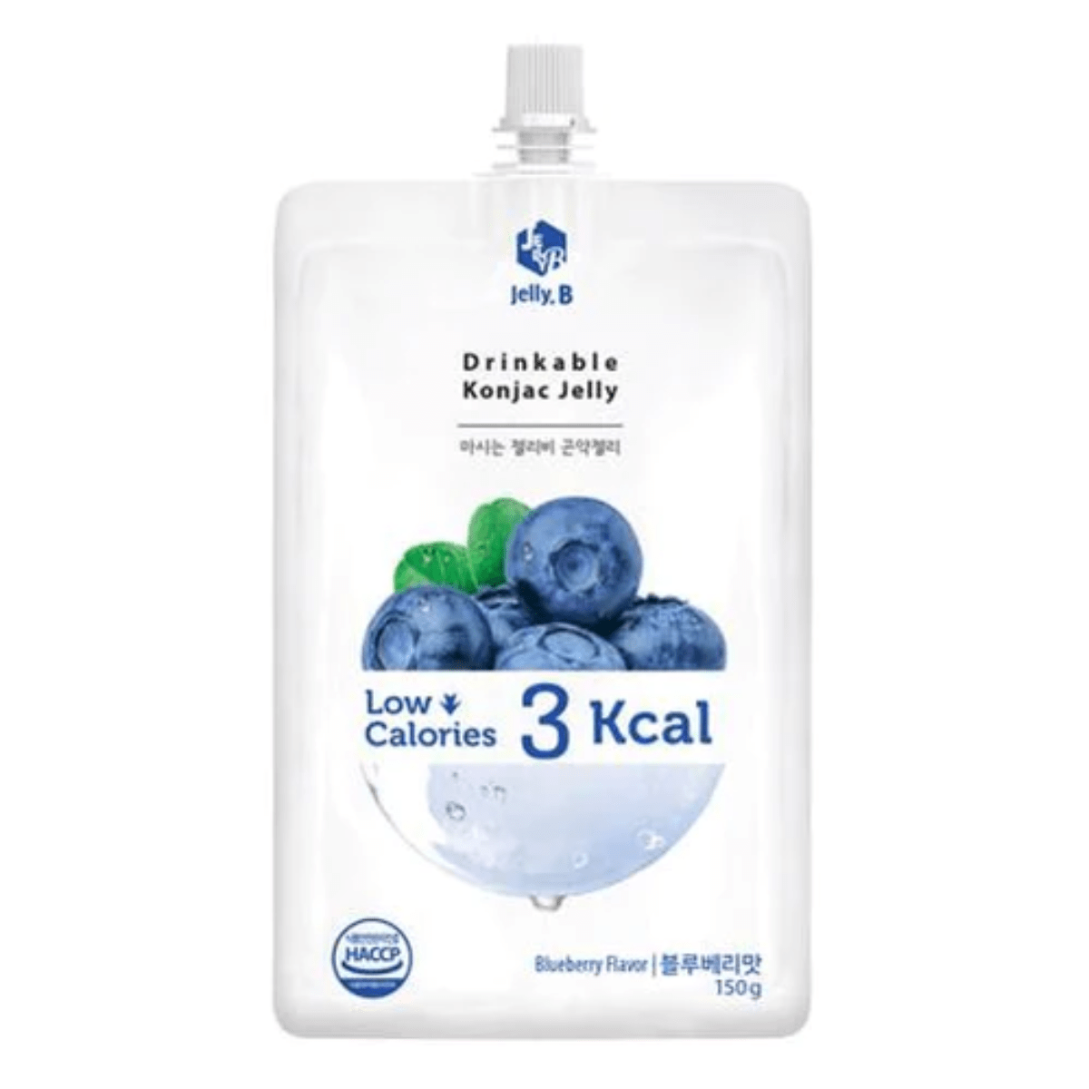 Bebida  Coerana de Gelatina Sabor Mirtilo Zero Açúcar Konjac Jelly B - 150 gramas