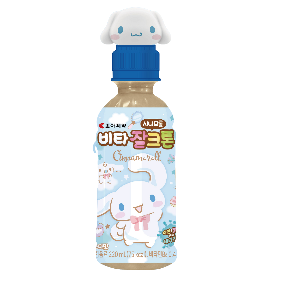 Bebida Coreana Saborizada com Frutas Soda Cinnamoroll BITAJAL - 220mL