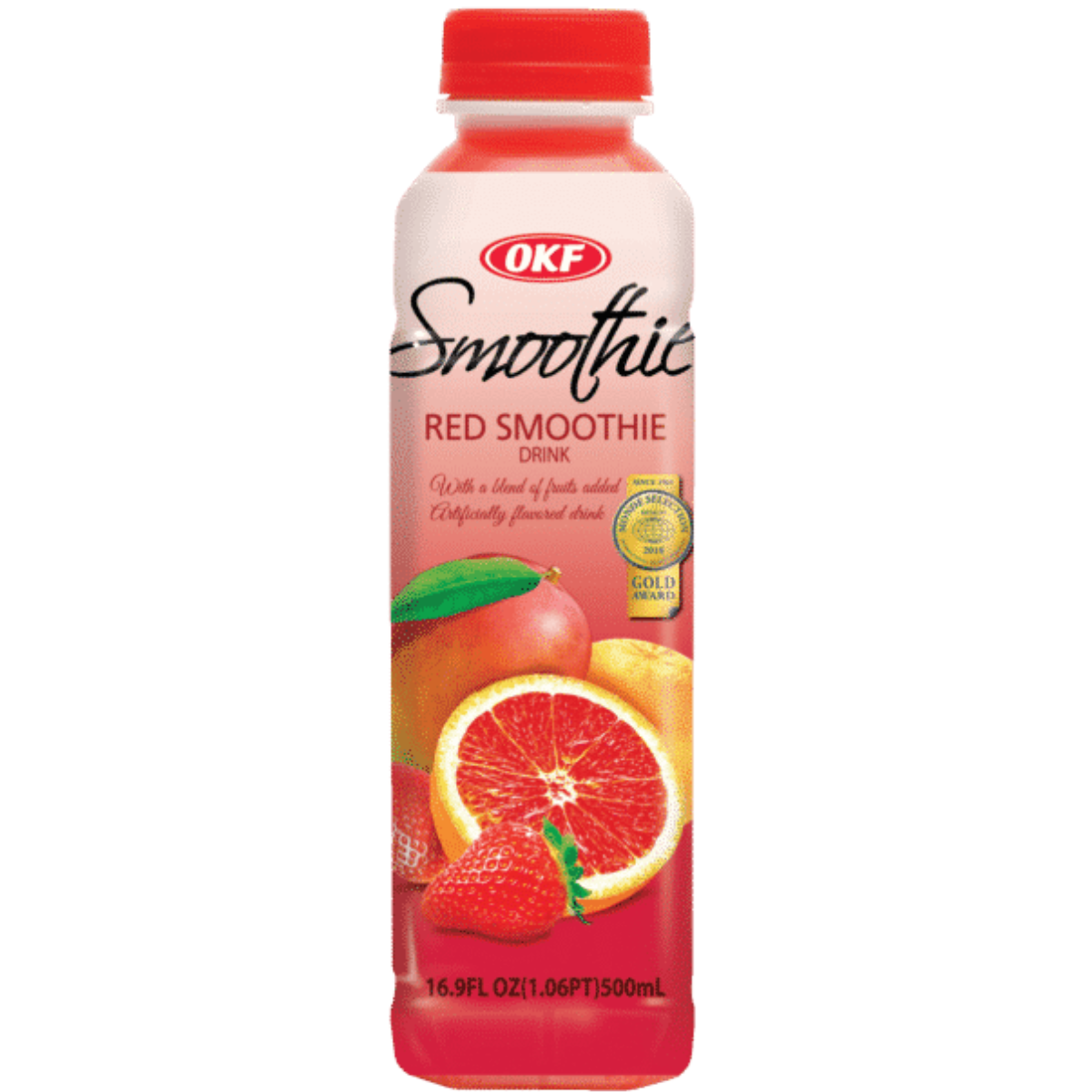 Bebida Coreana Smoothie Mix de Frutas Vermelhas com Lactobacillus OKF - 500mL