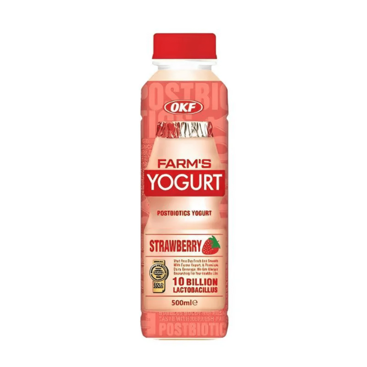 Bebida de Iogurte Farm's Yogurt com Lactobacillus Sabor Morango - 500 mL
