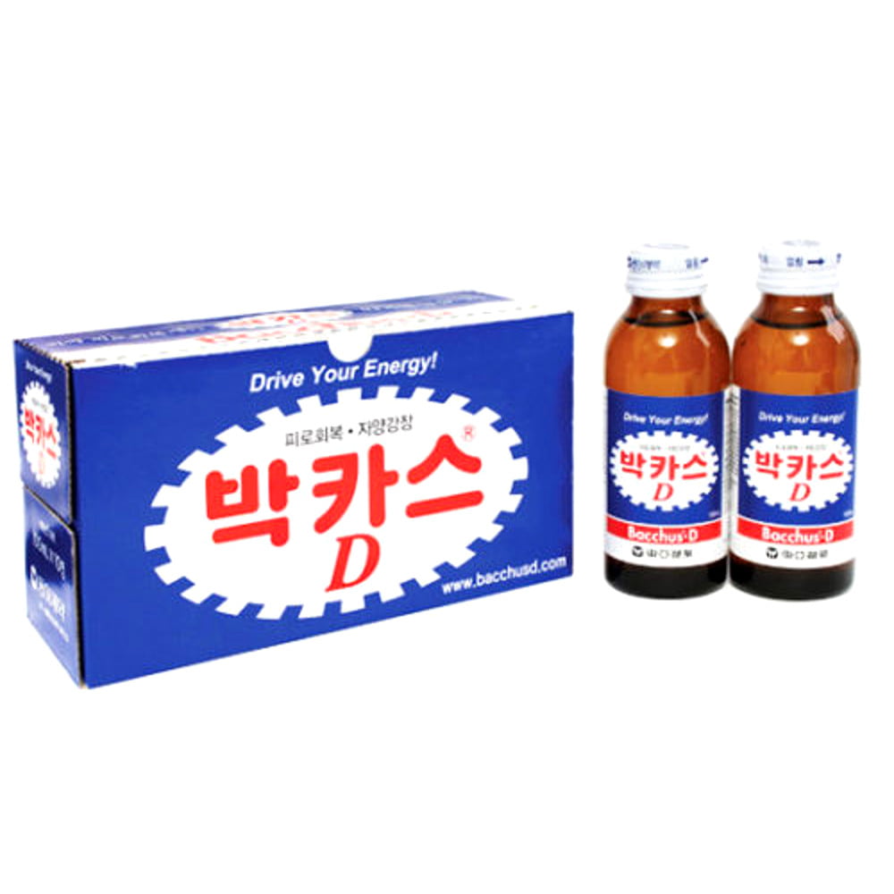 Bebida Energético Bacchus-D Suplmento Vitamínico B Coréia - 10 unidades