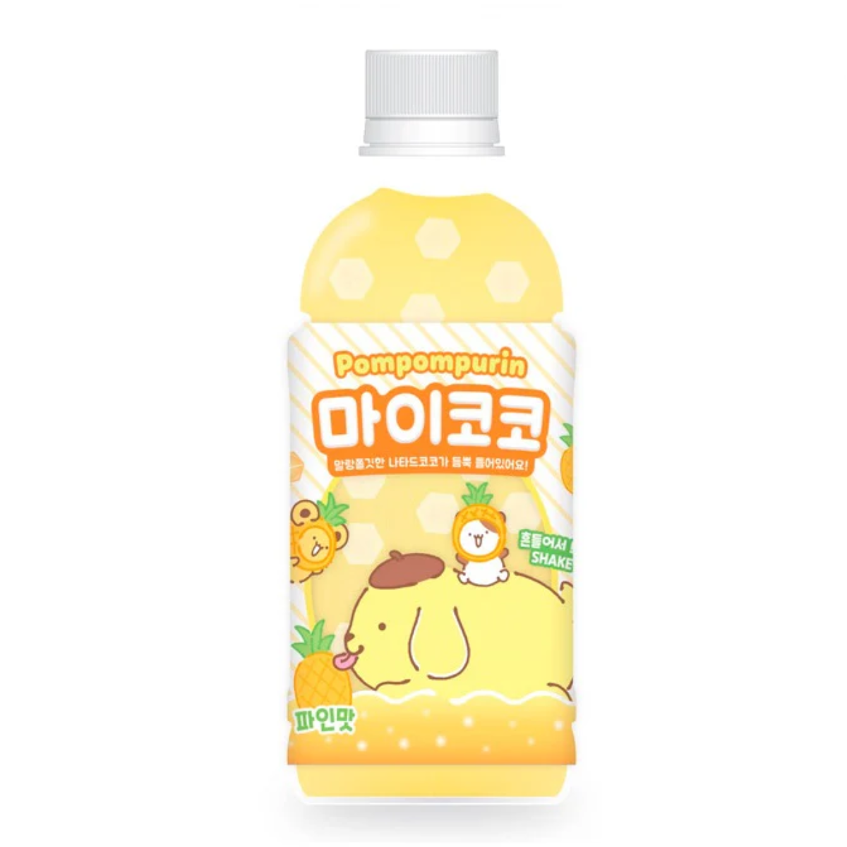 Bebida Pronta Saborizada de Abacaxi com pedaços de Coco Sanrio - 340mL