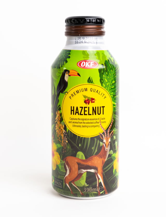 Café Coreano Sabor Avelã Premium Quality Coffee OKF - 390ml - Hachi8