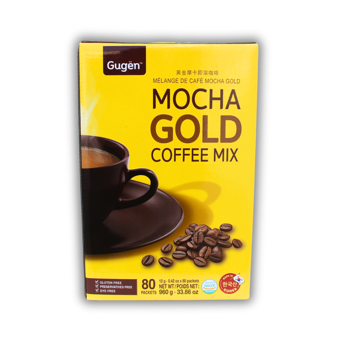 Café Pronto Solúvel Maxim Coreano Mocha Gugen Gold - 80 Sachês