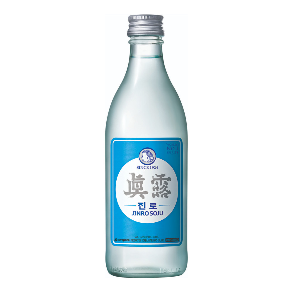 Caixa De Soju Importado Jinro Soju Hitejinro 360 Ml 20 Garrafas Hachi8 2536