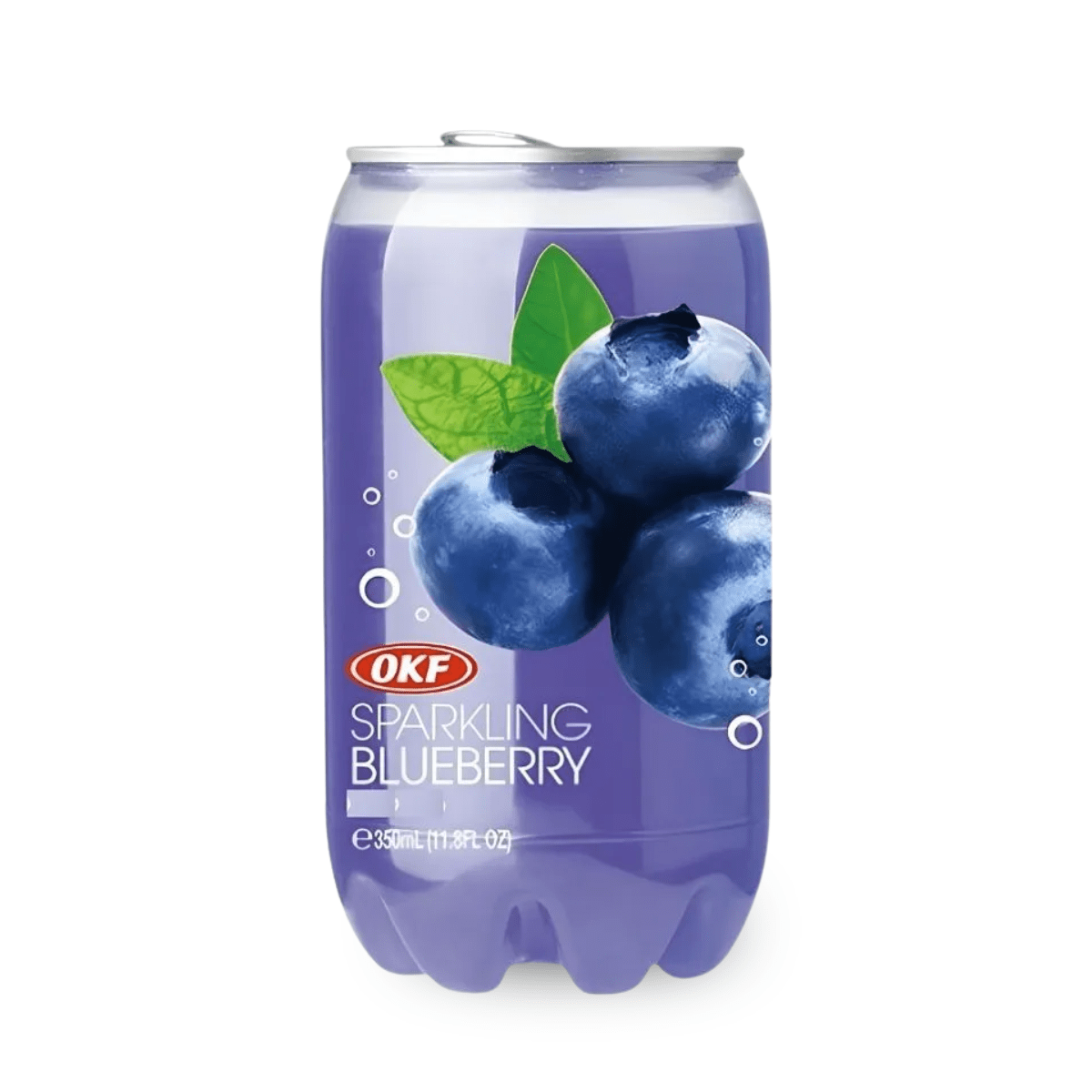 Refrigerante Coreano Sabor Mirtilo Blueberry OKF- 350mL