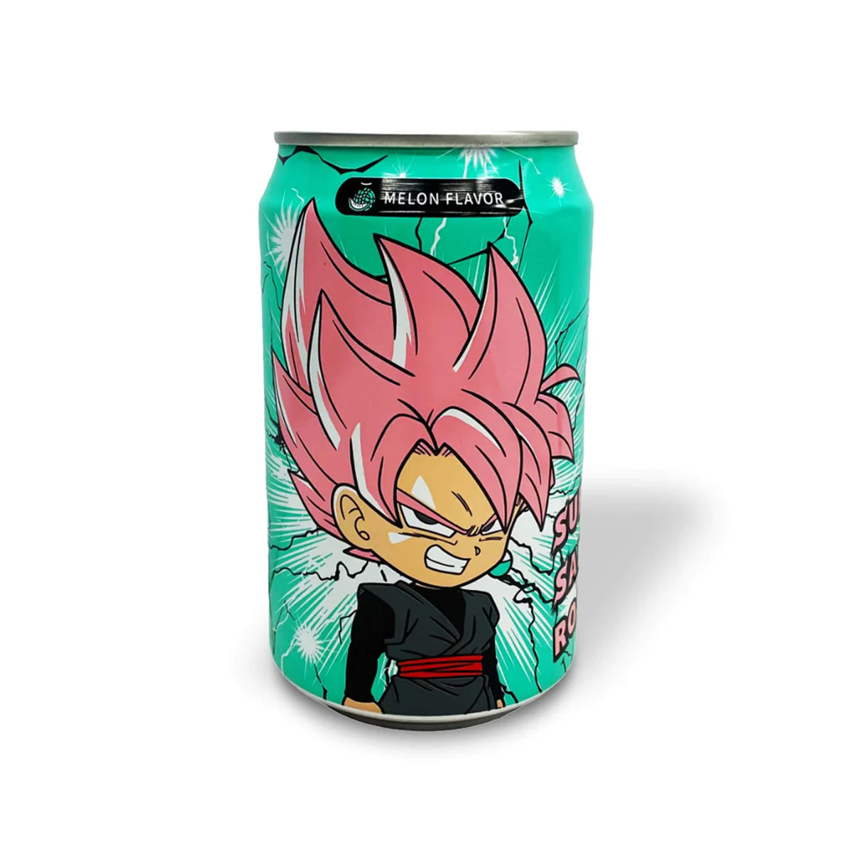 Refri Dragon Ball Super Saiyajin Rose Melão 330 ml - Made In Korea