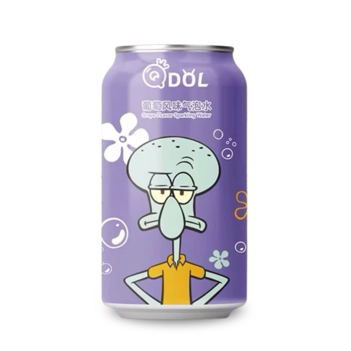 Refrigerante Gaseificado Bob Esponja Lula Molusco Sabor Uva - 330mL