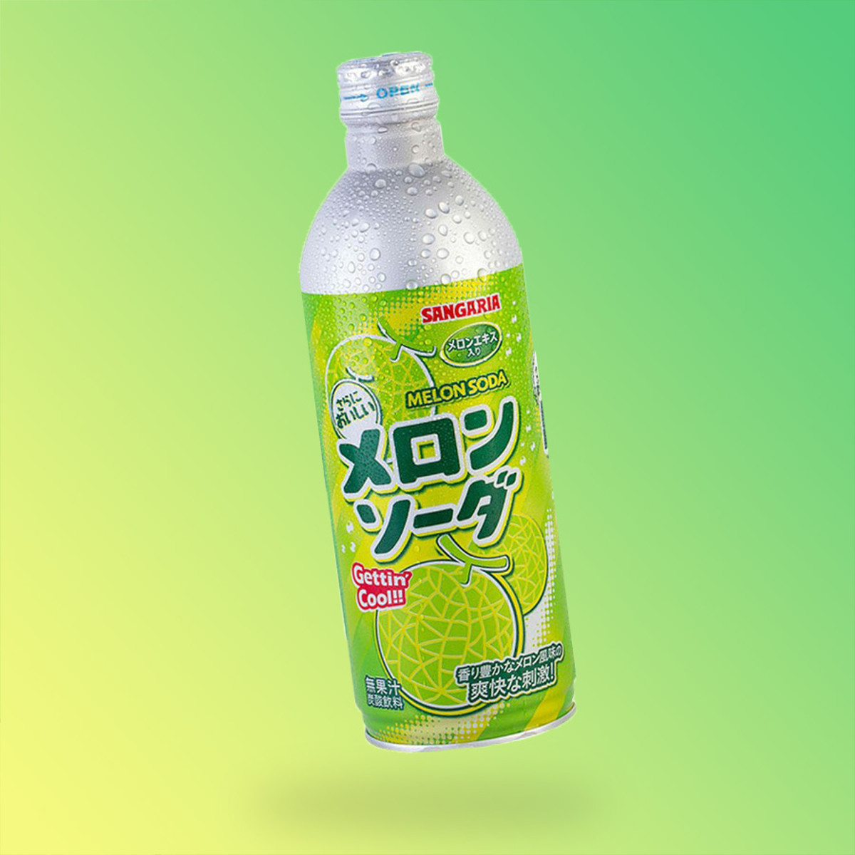 Refrigerante Japonês Ramune Sabor Melão Sangaria - 500mL - Hachi8