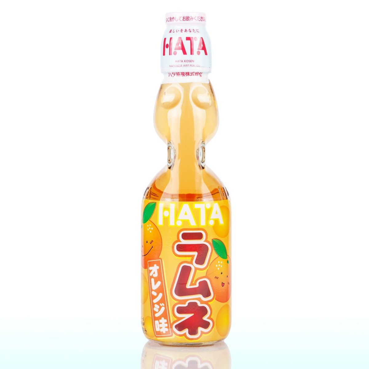 Ramune Refrigerante Japonês Sabor Tangerina - 200mL