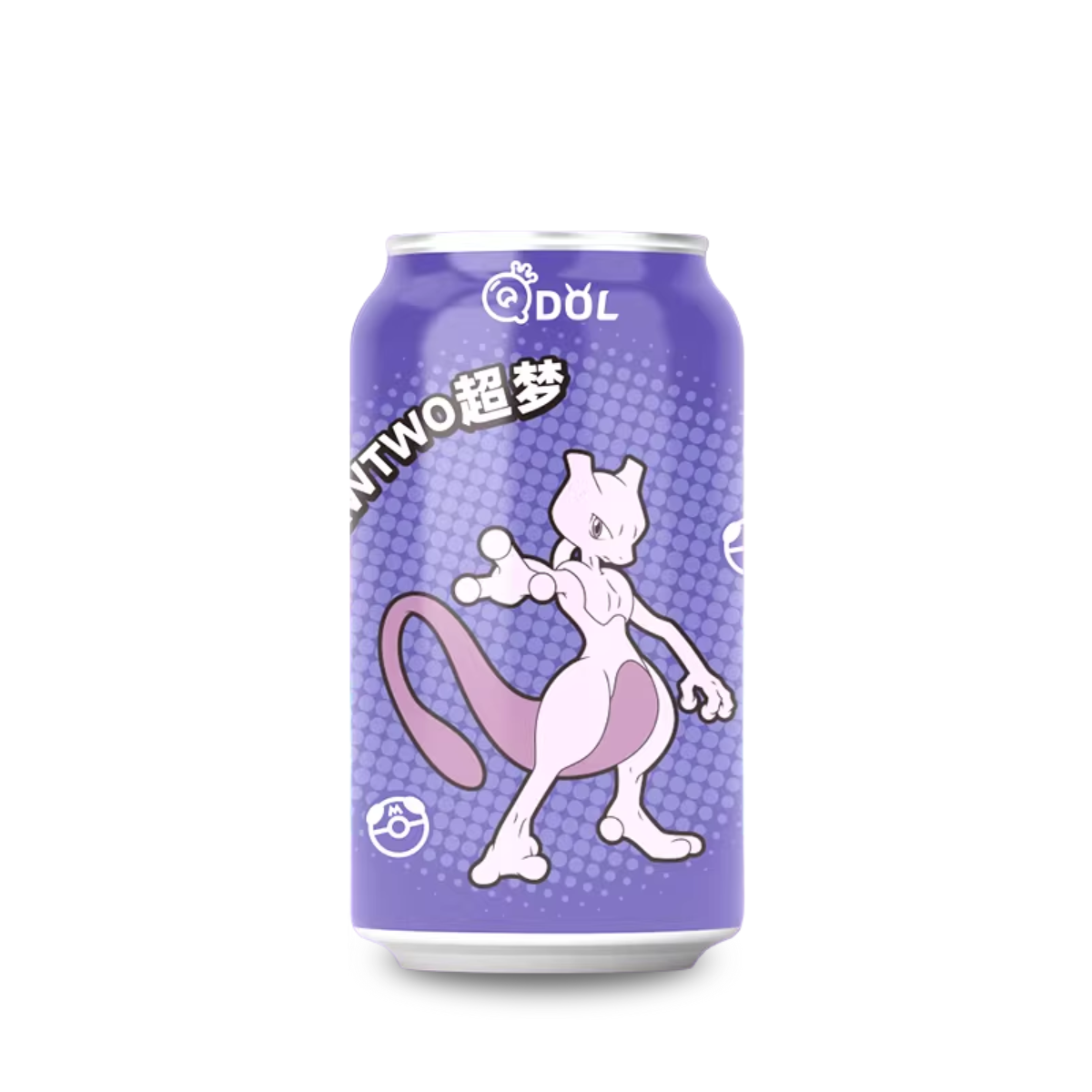 Refrigerante Pokemon Mewtwo Água Gaseificada Sabor Gengibre e Limão Ocean Bomb - 330mL