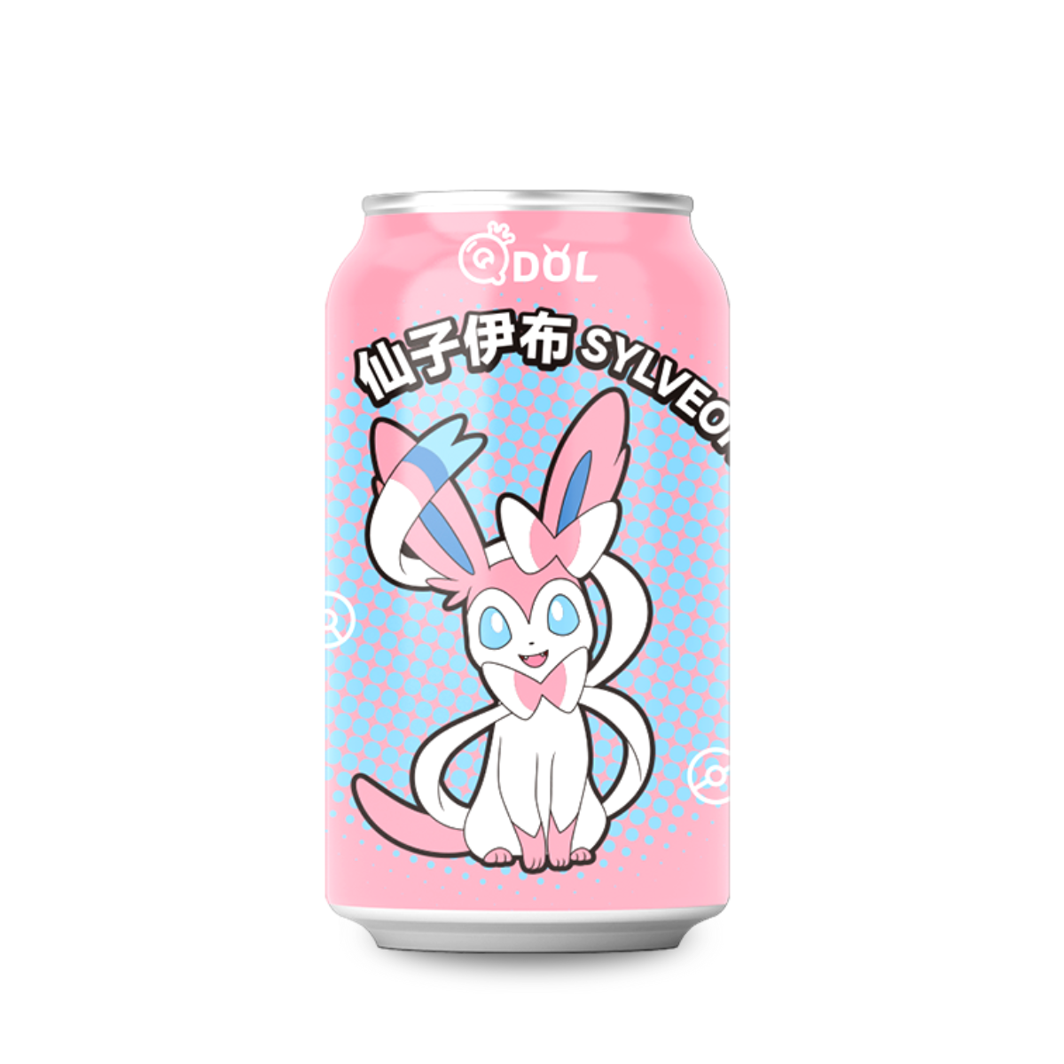 Refrigerante Pokemon Sylveon Água Gaseificada Sabor Ameixa Ocean Bomb - 330mL