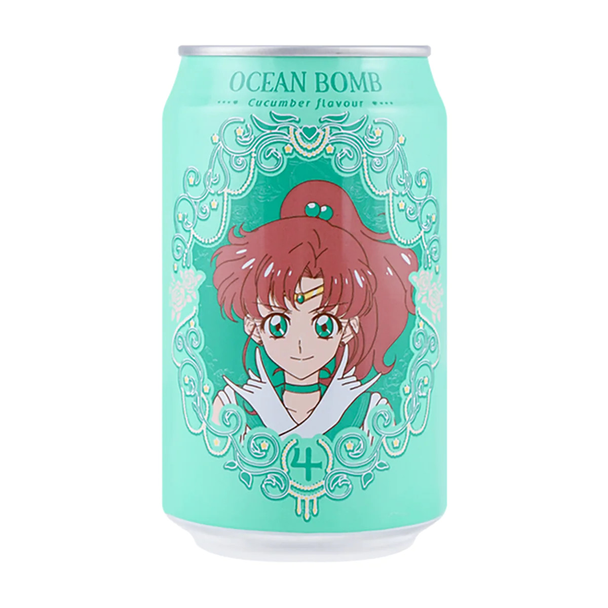 Refrigerante Sailor Moon Sabor Pepino Makoto Kino Ocean Bomb - 330mL