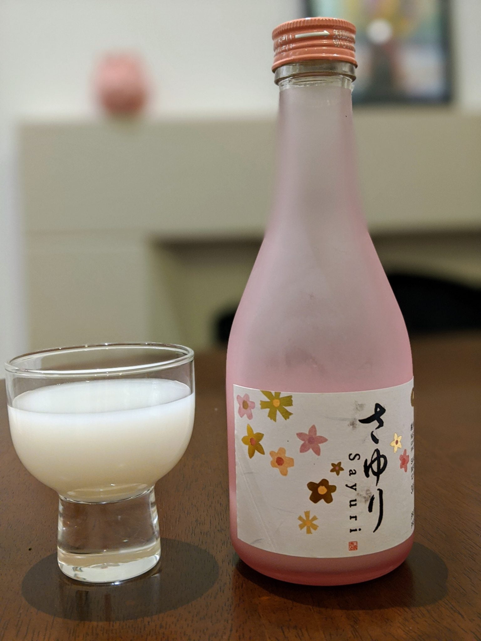 Saquê Licoroso Japonês Especial Sayuri Nigori Hakutsuru - 300mL