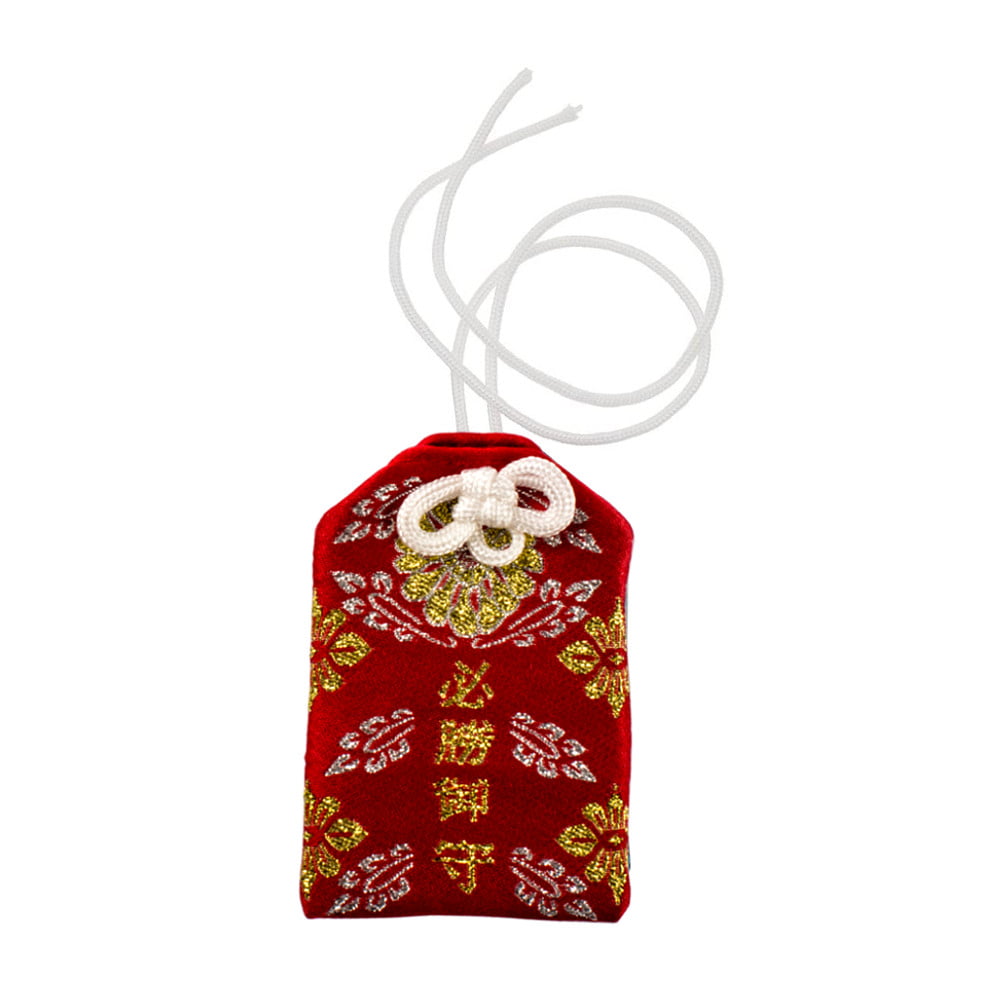 Omamori Amuleto Oriental Ideograma - Vermelho
