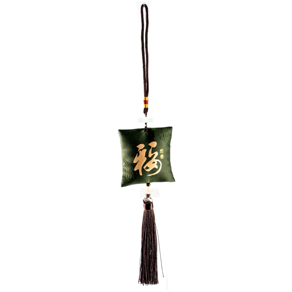 Pendulo Chaveiro Oriental Kanji Sorte - Verde