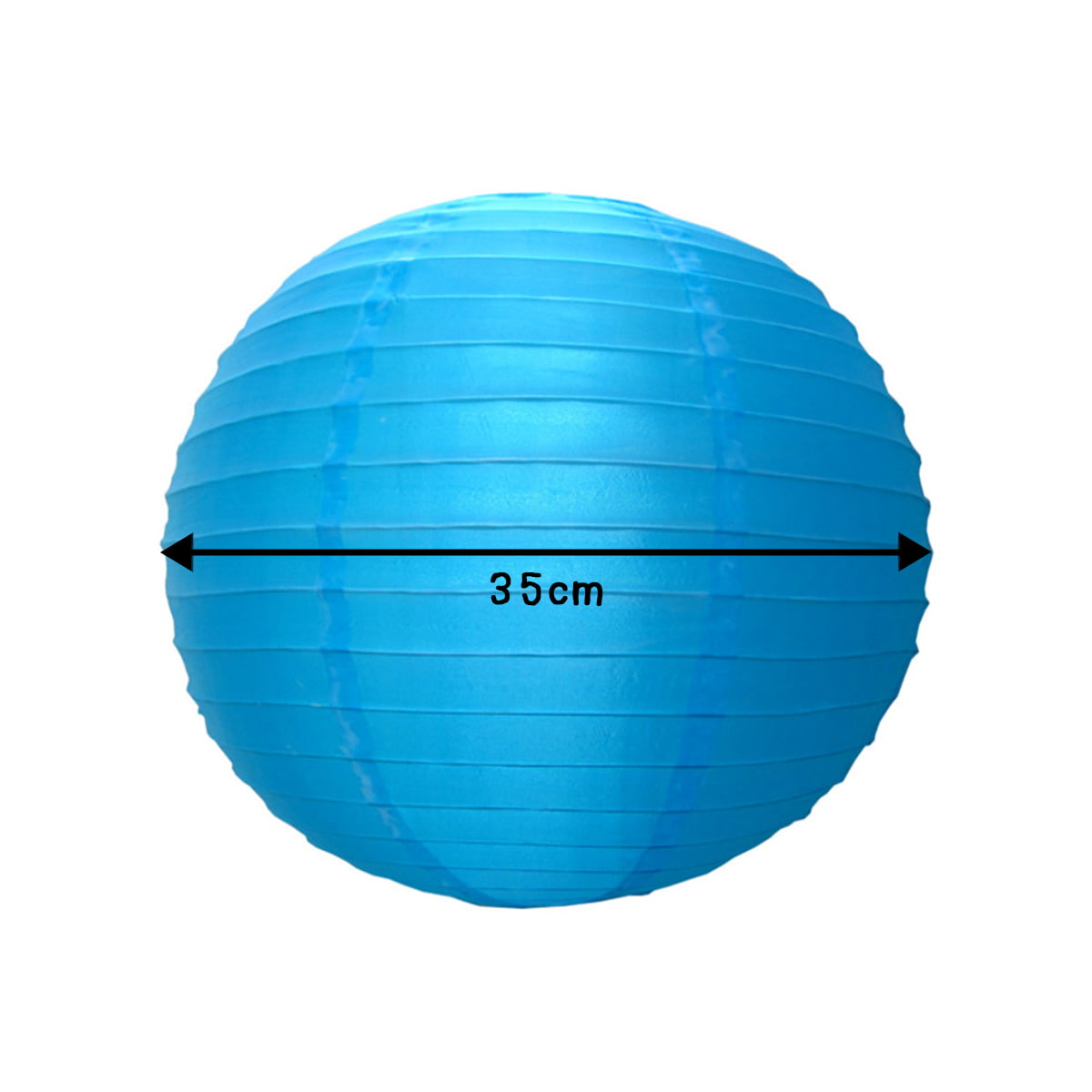 Luminária Oriental Azul Nylon 35 cm Hachi8