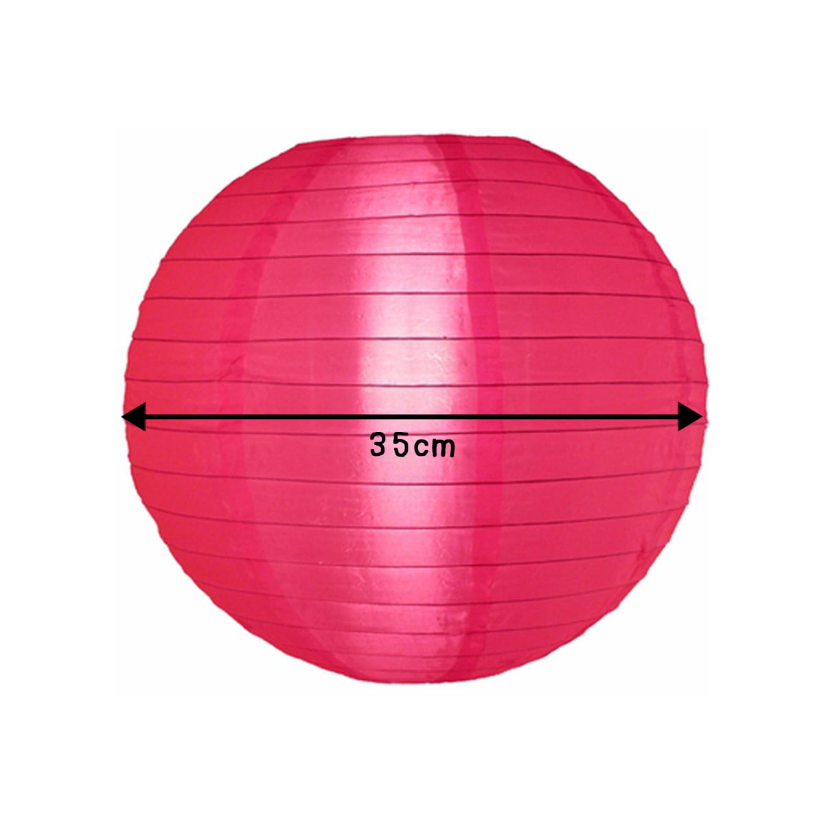 Luminária Oriental Rosa Pink Nylon 35 cm Hachi8