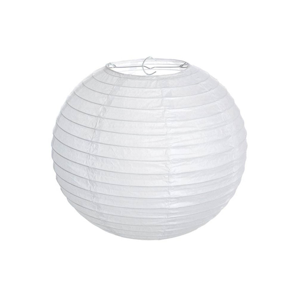 [ PEQUENOS DEFEITOS ] Luminária Oriental Branca Lisa - 25 cm